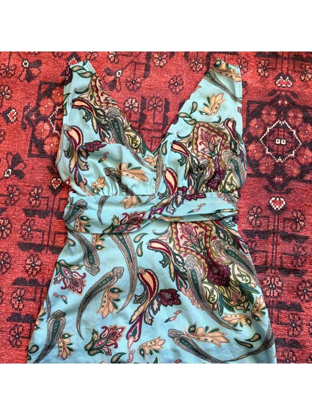 VINTAGE Y2K PAISLEY TOP